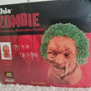Chia Pet Zombie Creepy Holden Decor Planter